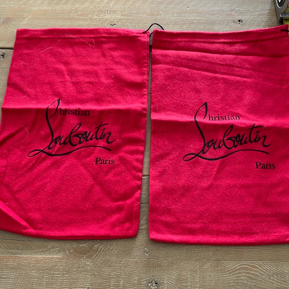 Christian Louboutin shoe dust bags